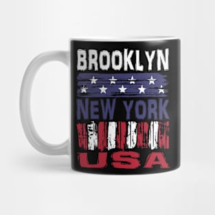 Brooklyn New York USA T-Shirt Mug